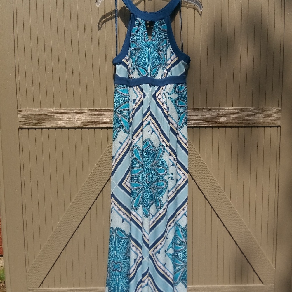 ELLE Egyptian Print Maxi